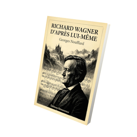 Livre Richard Wagner d’après lui-même par Georges Noufflard - Vue 3D - Editions Remanence