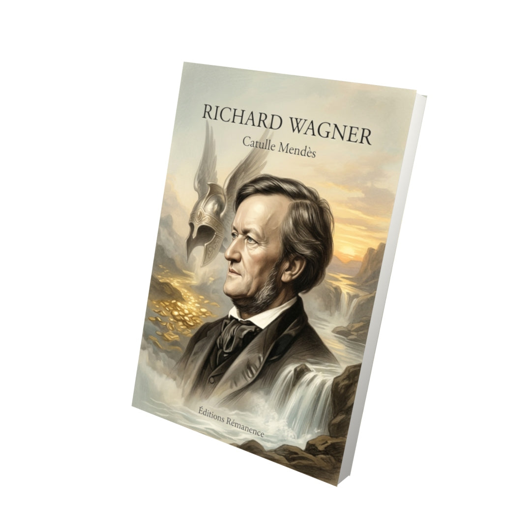 Livre Richard Wagner par Élie Poirée - Vue 3D - Editions Remanence