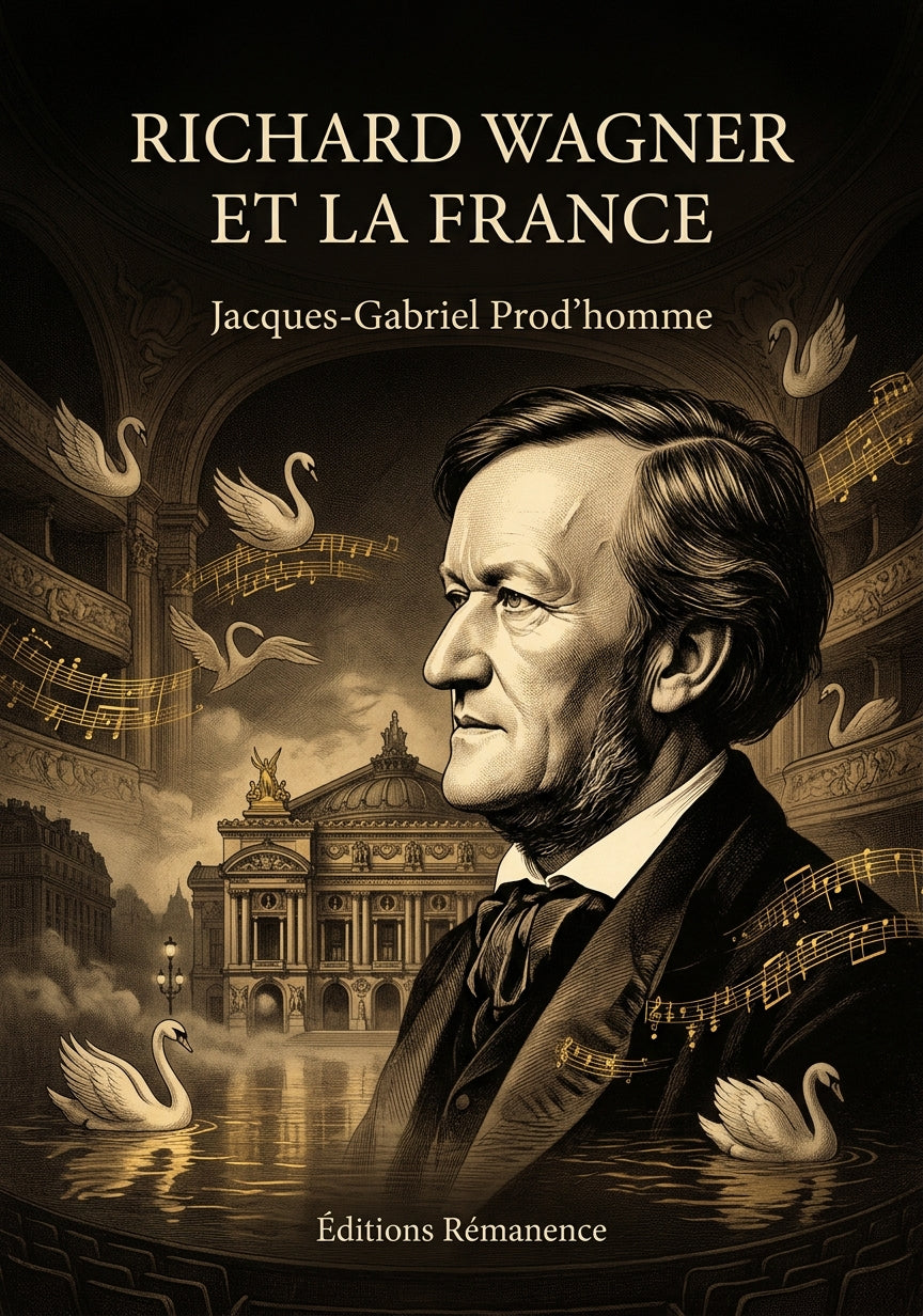 Livre Richard Wagner et la France par Jacques-Gabriel Prod’homme - Couverture - Editions Remanence