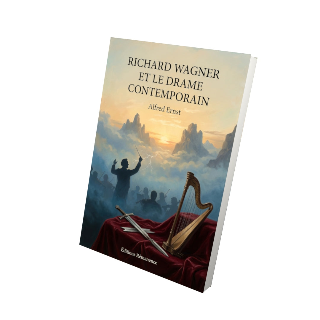 Livre Richard Wagner et le Drame contemporain par Alfred Ernst - Vue 3D - Editions Remanence
