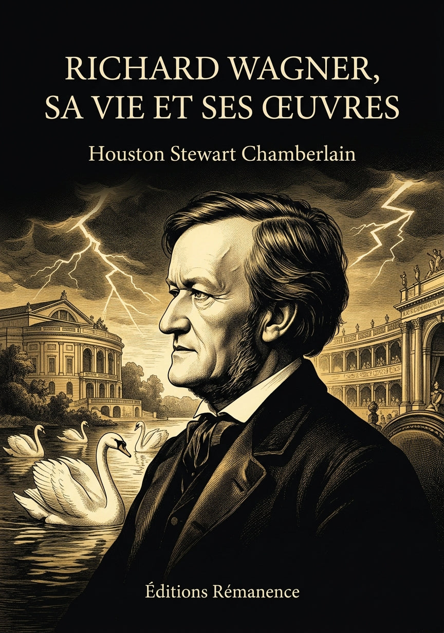 Livre Richard Wagner, sa vie et ses œuvres par Houston Stewart Chamberlain - Couverture - Editions Remanence