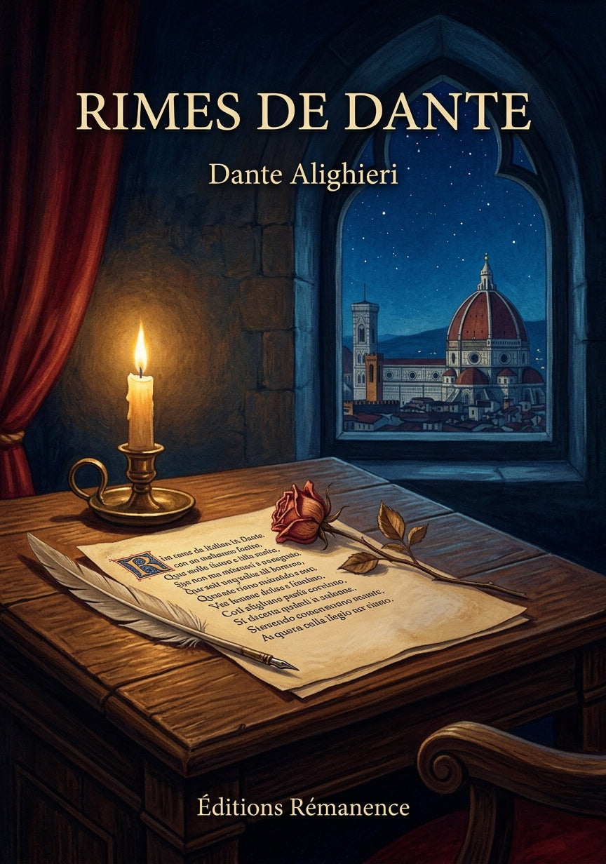 Livre Rimes de Dante par Dante Alighieri - Couverture - Editions Remanence