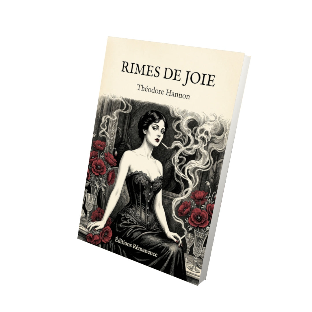 Livre Rimes de joie par Théodore Hannon - Vue 3D - Editions Remanence