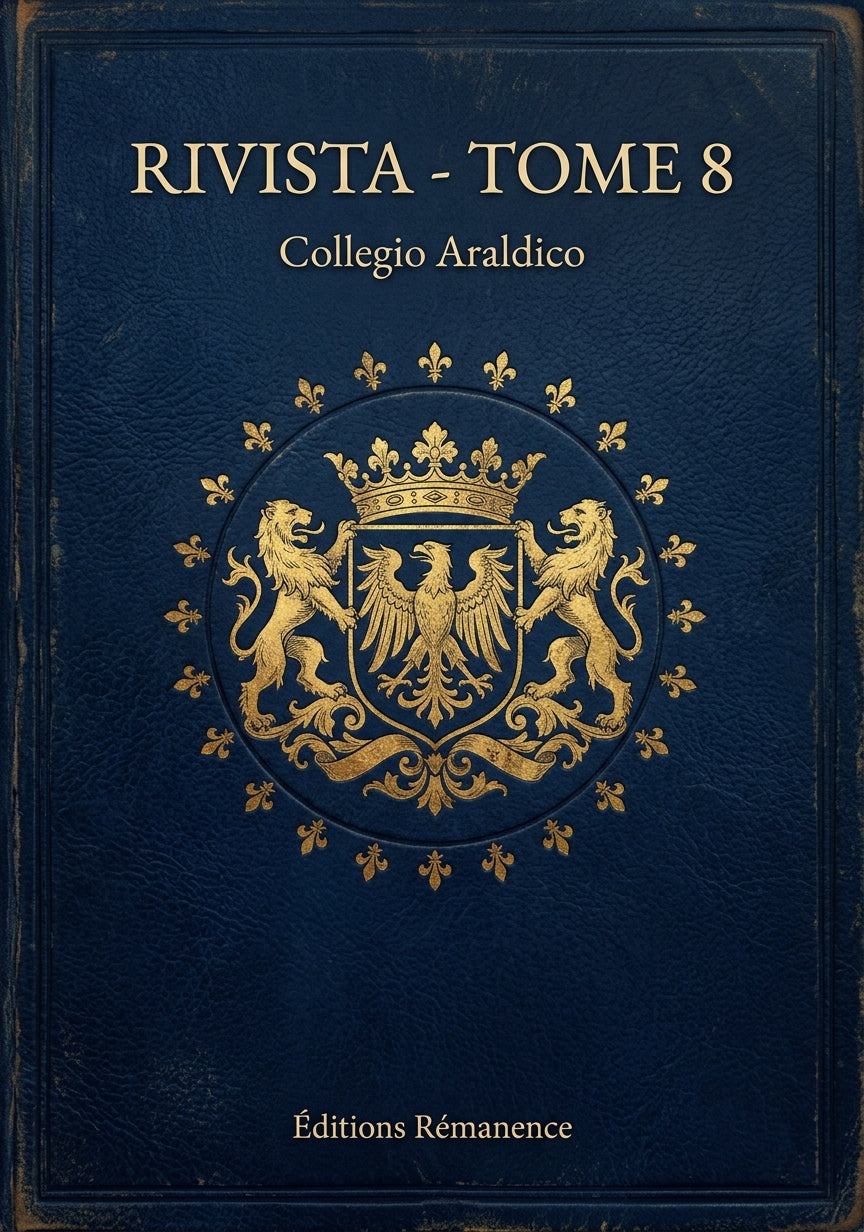 Livre Rivista - Tome 8 par Collegio Araldico - Couverture - Editions Remanence