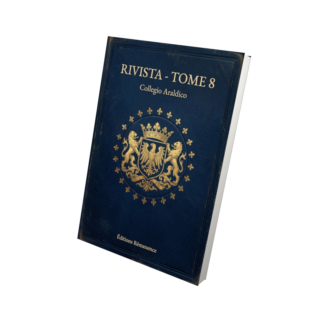 Livre Rivista - Tome 8 par Collegio Araldico - Vue 3D - Editions Remanence