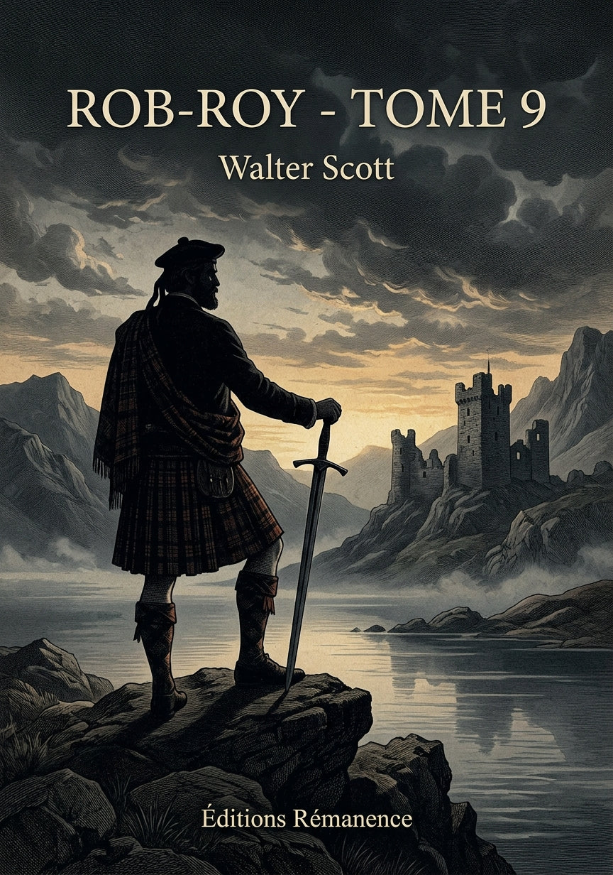 Livre Rob-Roy - Tome 9 par Walter Scott - Couverture - Editions Remanence