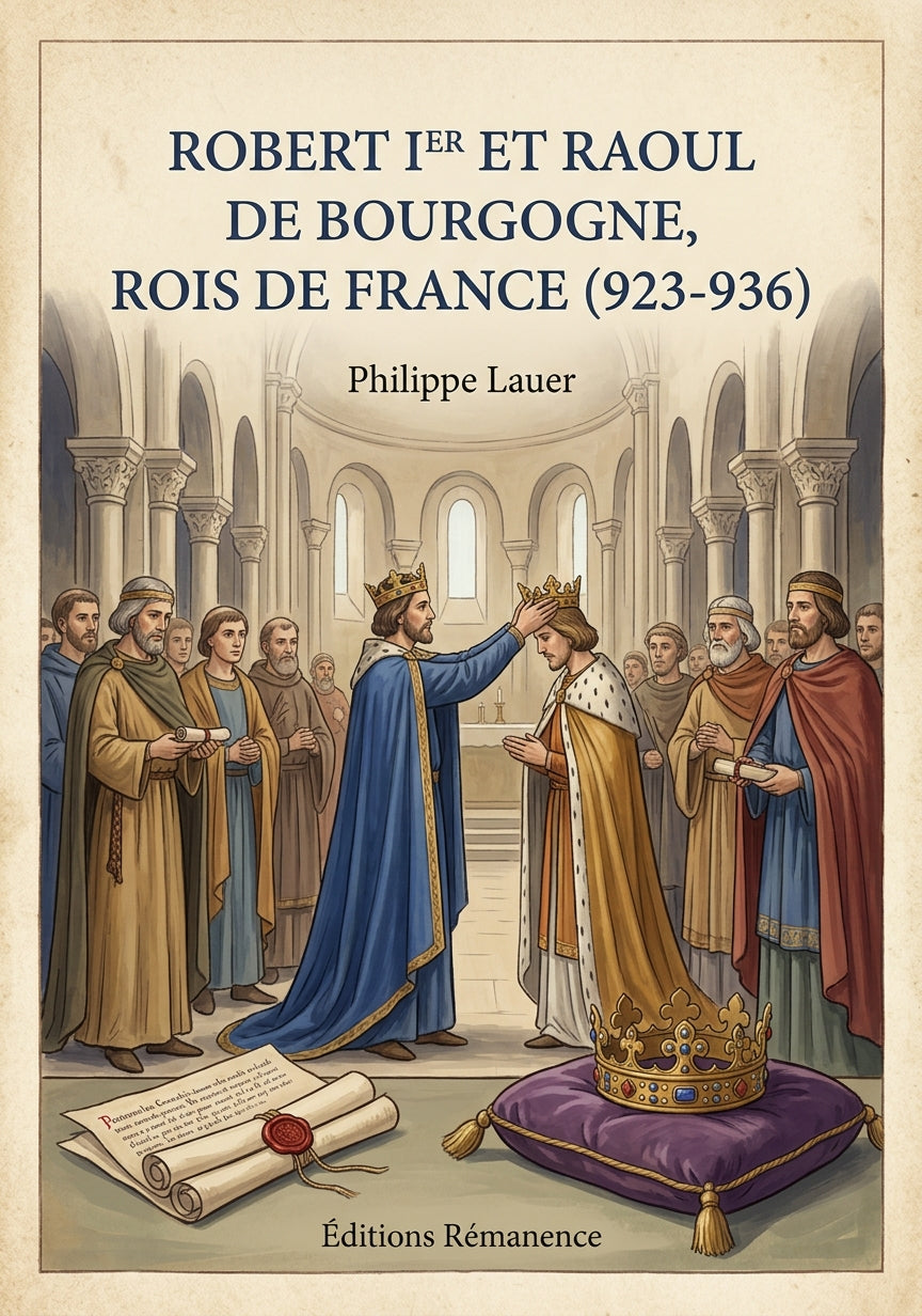Robert Ier et Raoul de Bourgogne, rois de France (923-936) - Philippe Lauer (Couverture)