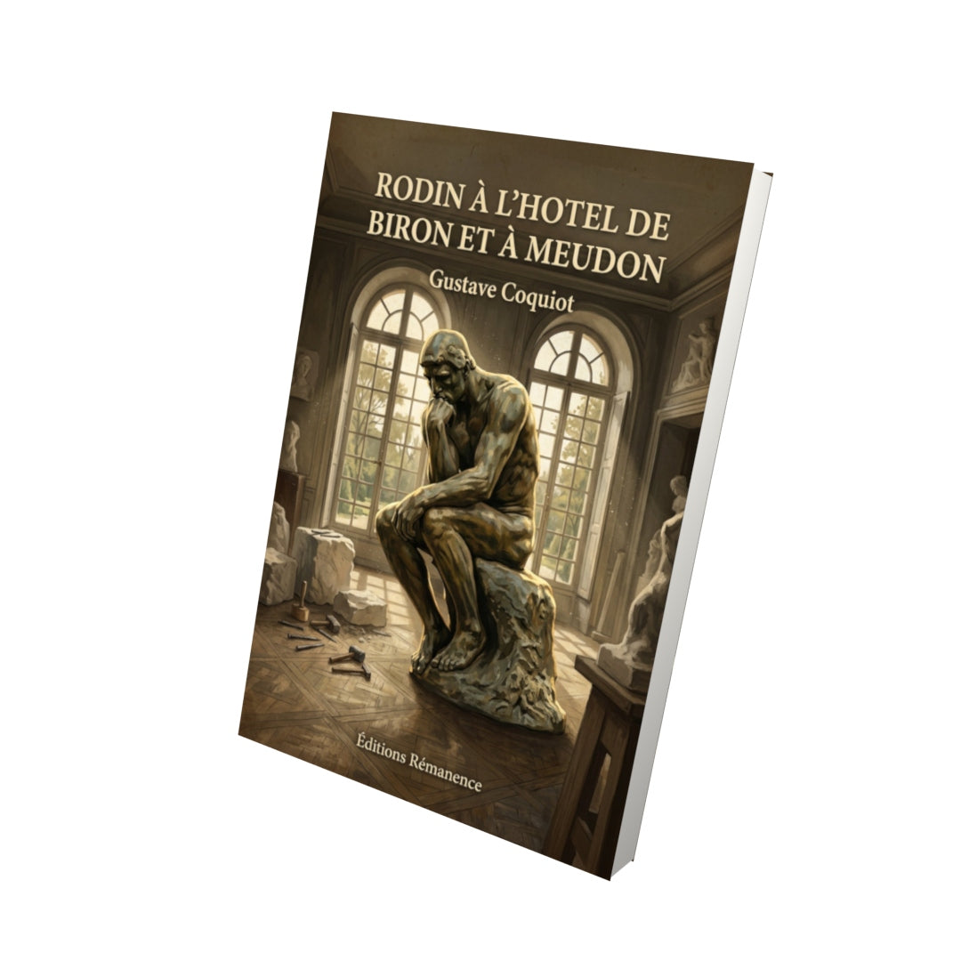 Livre Rodin à l'hotel de Biron et à Meudon - Gustave Coquiot - Vue 3D - Editions Remanence