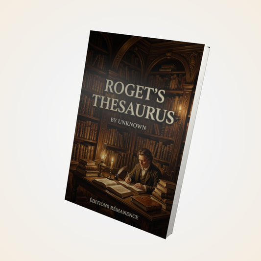 Livre Roget's Thesaurus - Couverture 3D