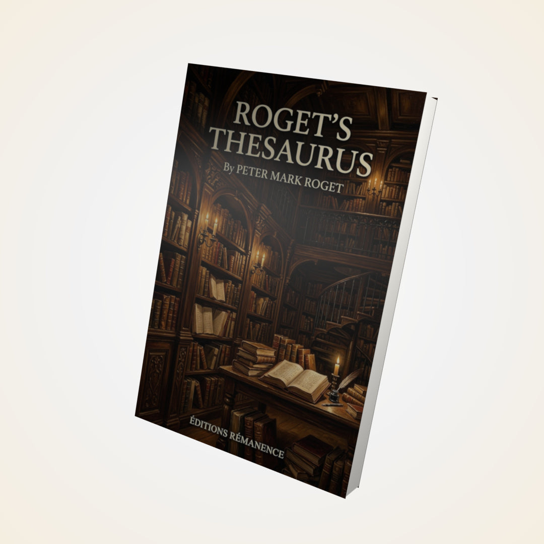 Livre Roget's Thesaurus – Peter Mark Roget - Couverture 3D