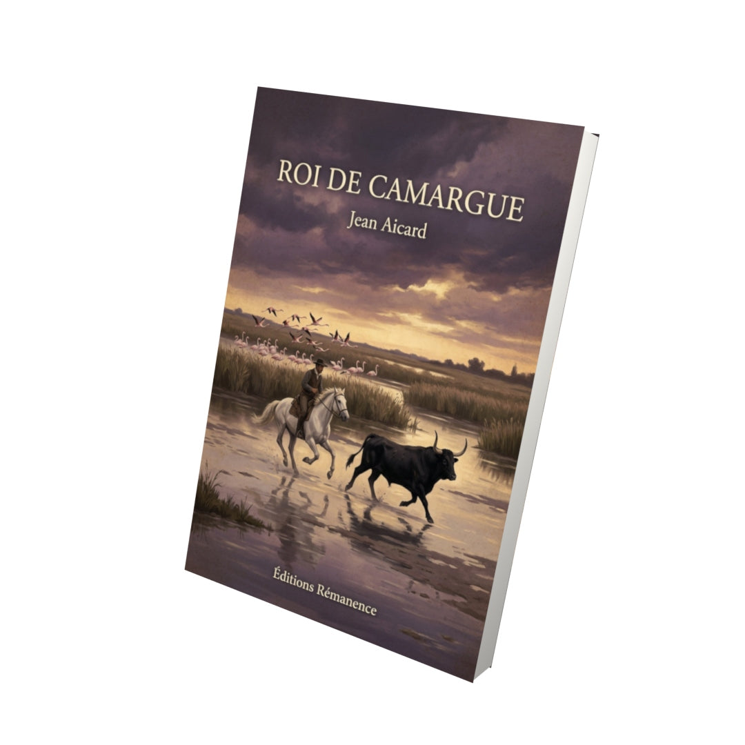 Livre Roi de Camargue - Jean Aicard - Vue 3D - Editions Remanence