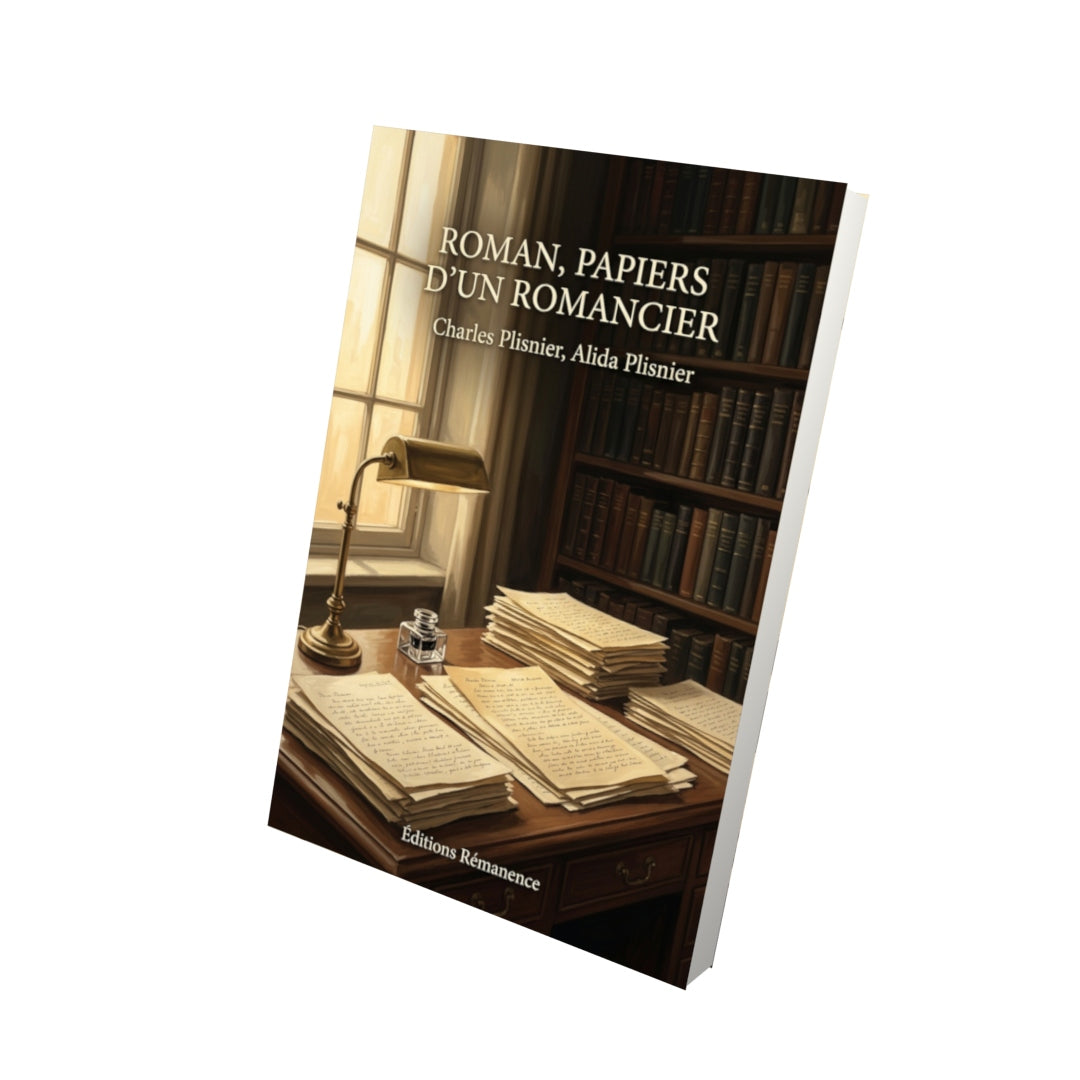 Livre Roman, papiers d'un romancier par Charles Plisnier, Alida Plisnier - Vue 3D - Editions Remanence