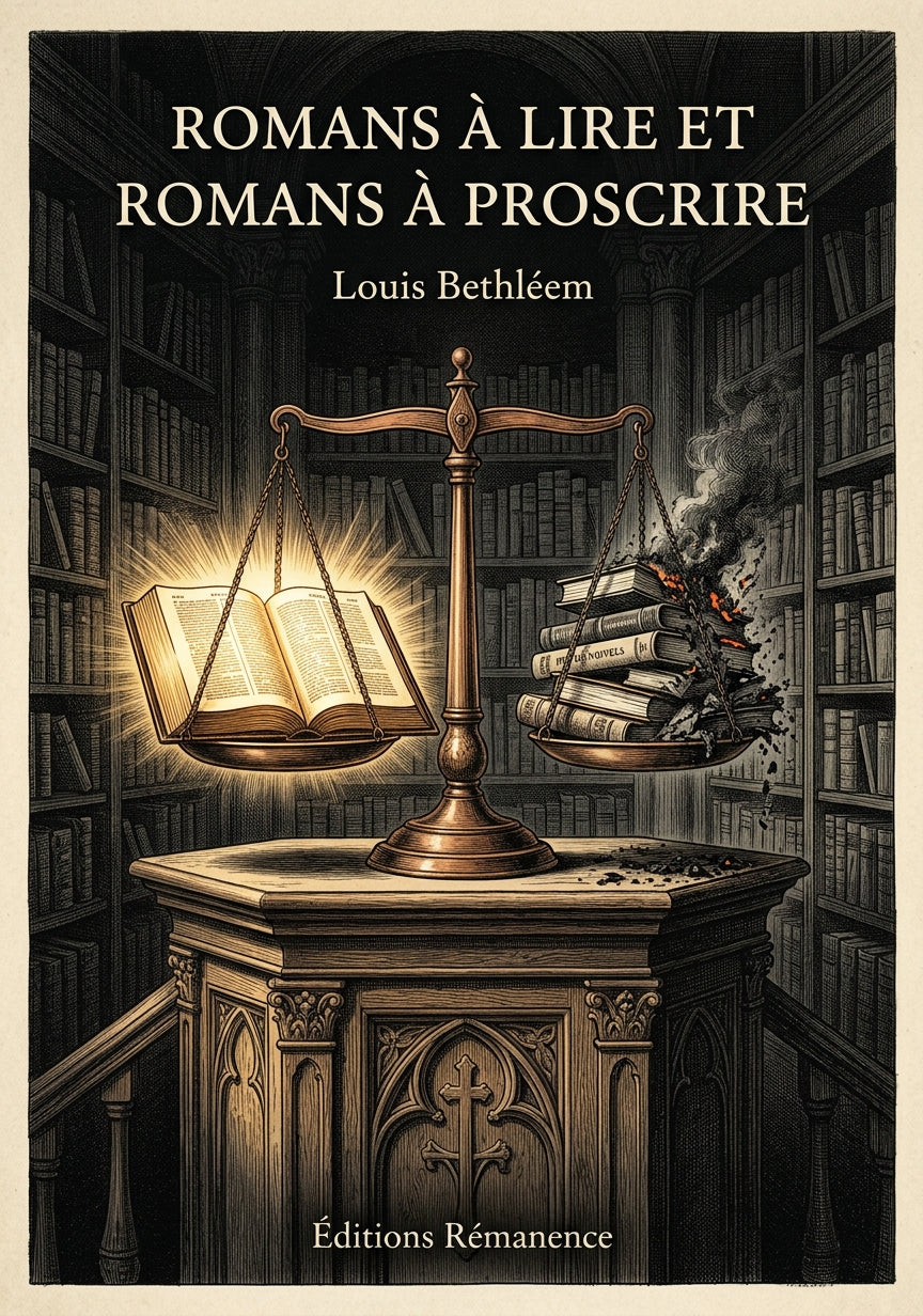 Livre Romans à lire et romans à proscrire par Louis Bethléem - Couverture - Editions Remanence
