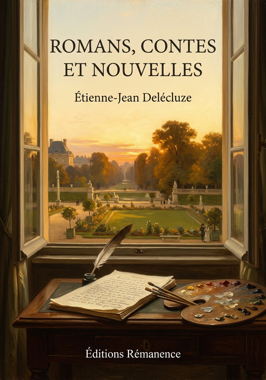 Livre Romans, contes et nouvelles par Étienne-Jean Delécluze - Couverture - Editions Remanence