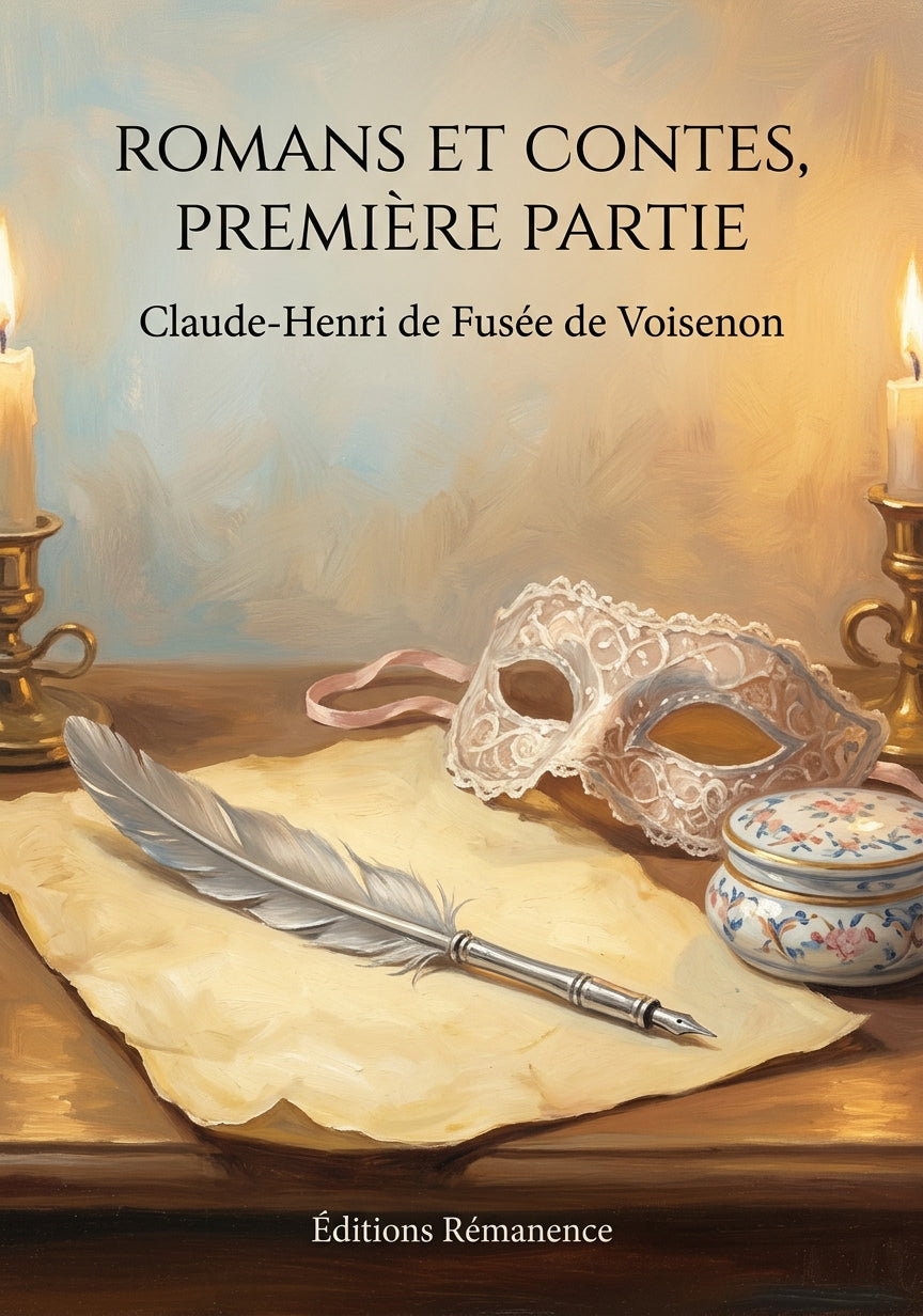 Livre Romans et contes, première partie par Claude-Henri de Fusée de Voisenon - Couverture - Editions Remanence