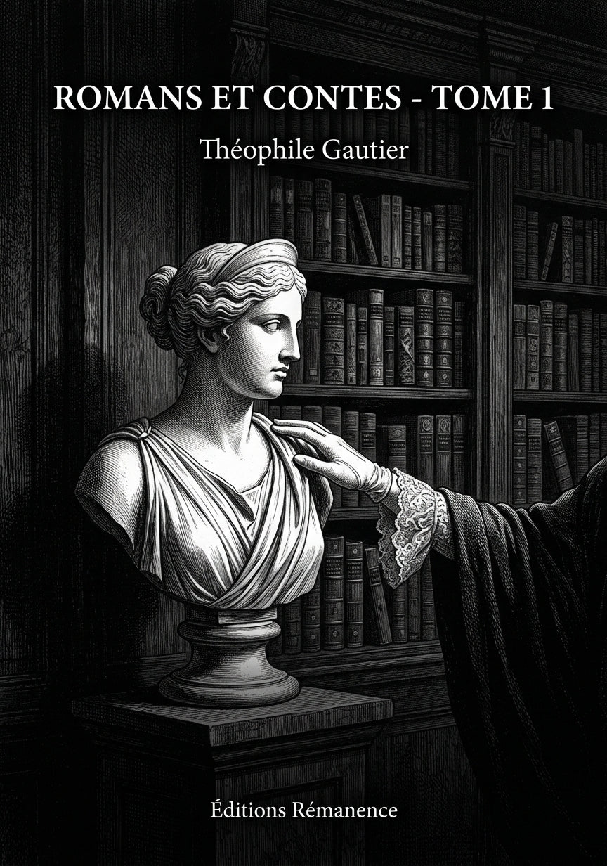 Livre Romans et Contes - Tome 1 par Théophile Gautier - Couverture - Editions Remanence