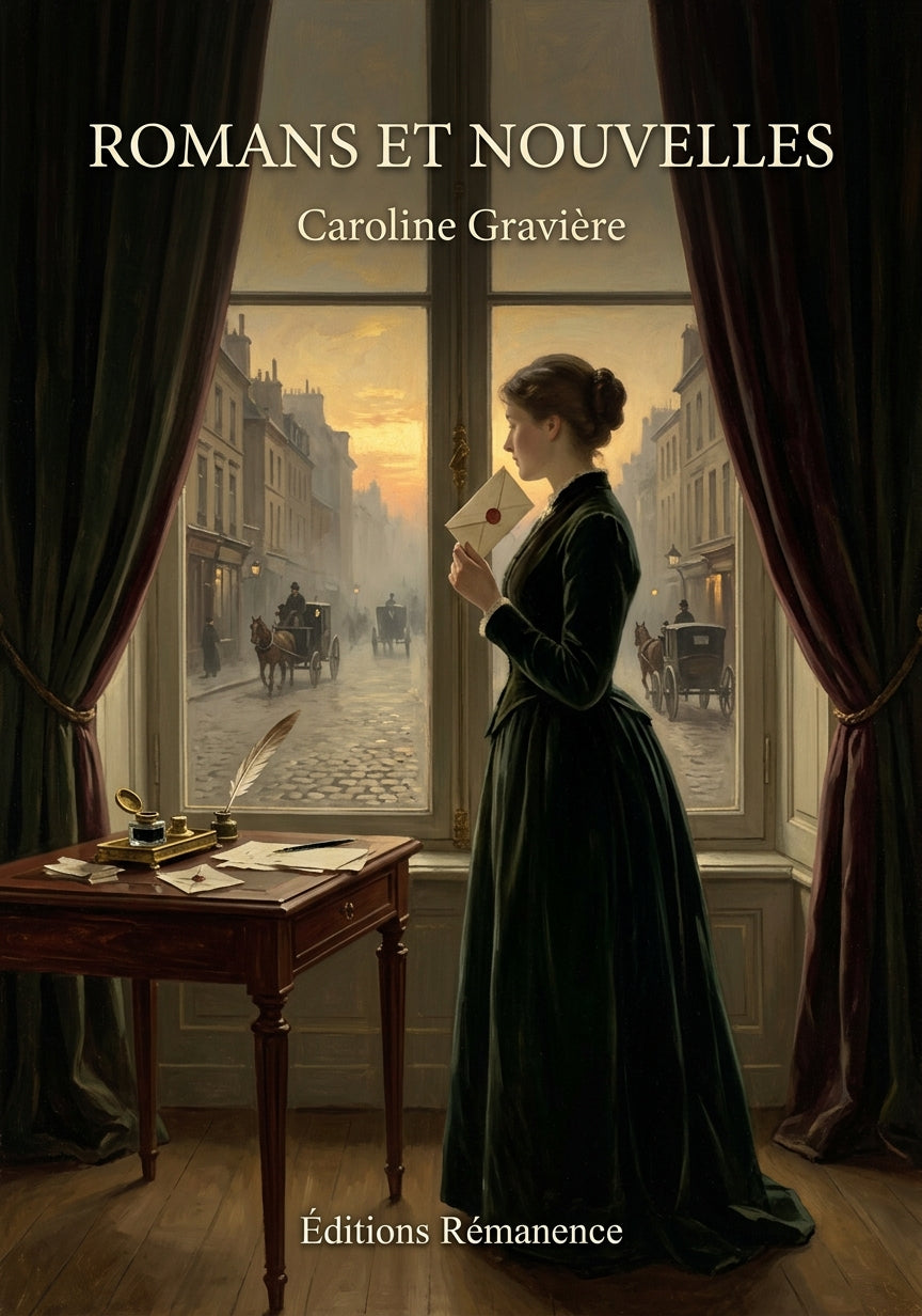 Livre Romans et Nouvelles par Caroline Gravière - Couverture - Editions Remanence