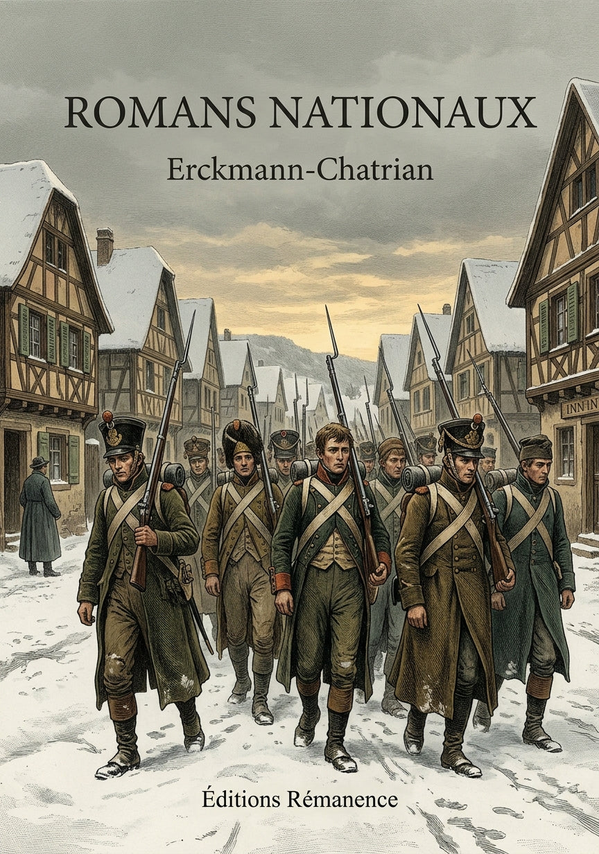 Livre Romans nationaux par Erckmann-Chatrian - Couverture - Editions Remanence