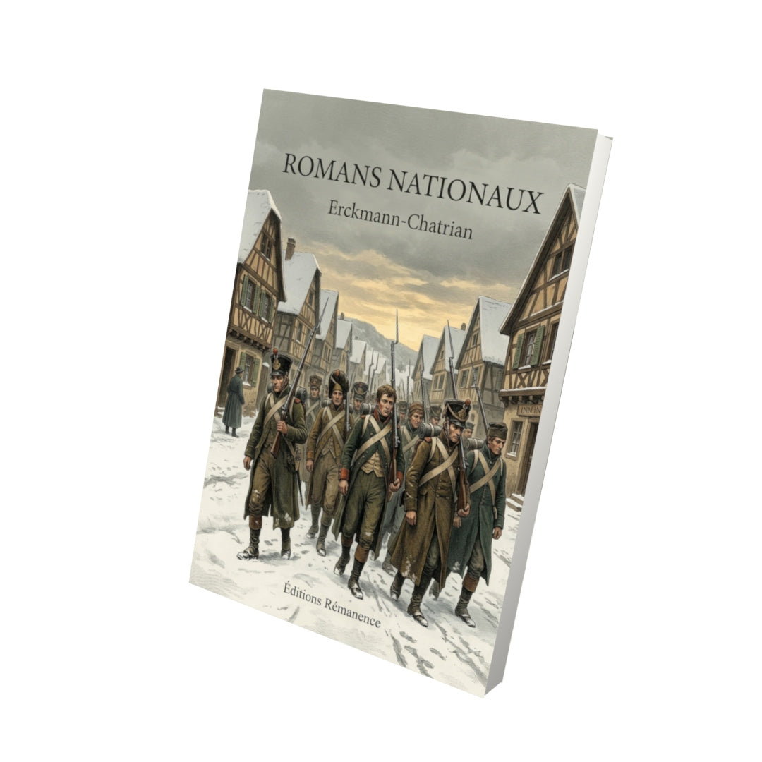 Livre Romans nationaux par Erckmann-Chatrian - Vue 3D - Editions Remanence