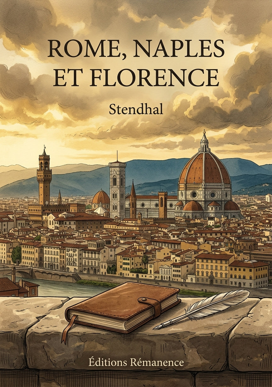 Livre Rome, Naples et Florence par Stendhal - Couverture - Editions Remanence