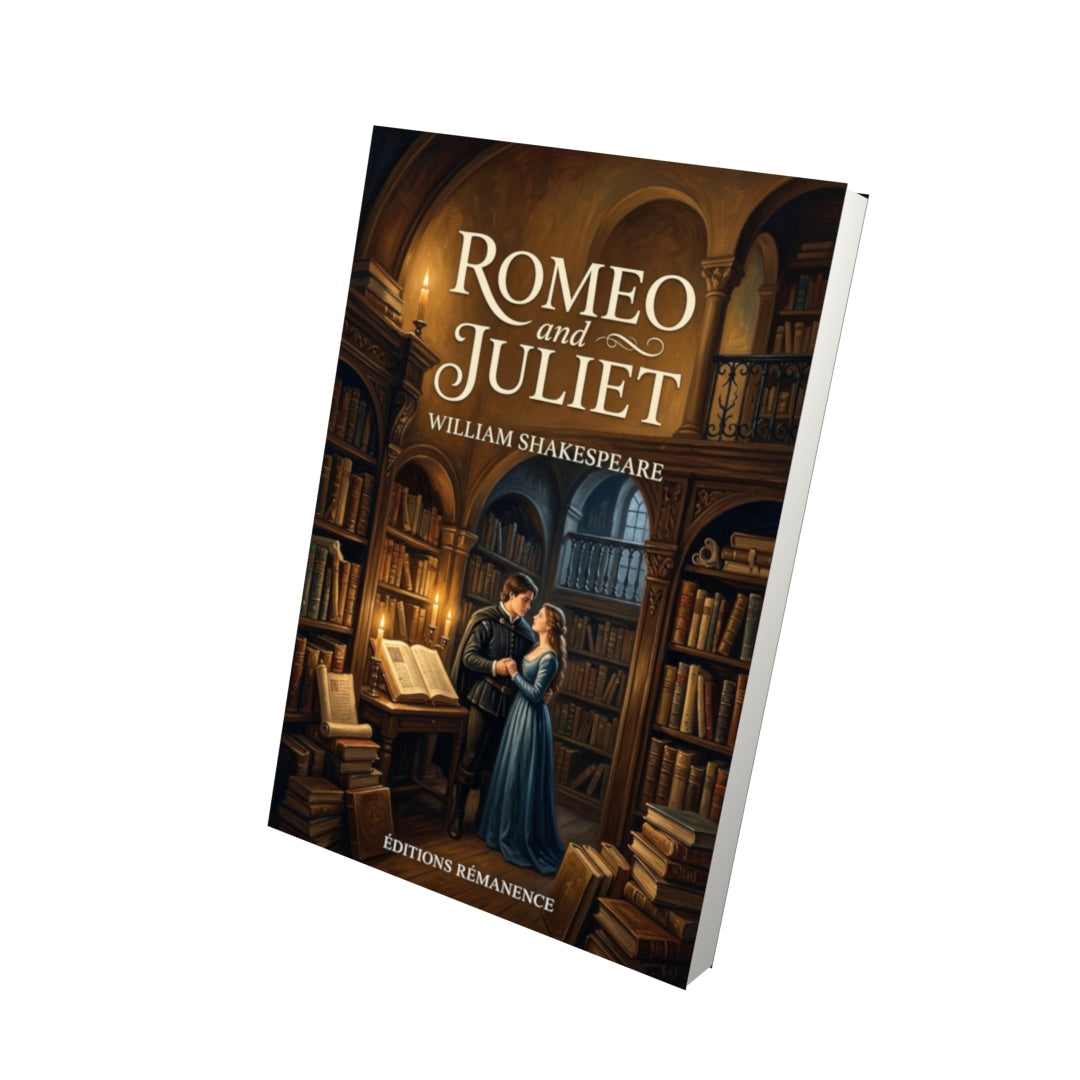 Livre Romeo and Juliet – William Shakespeare - Vue 3D - Editions Remanence