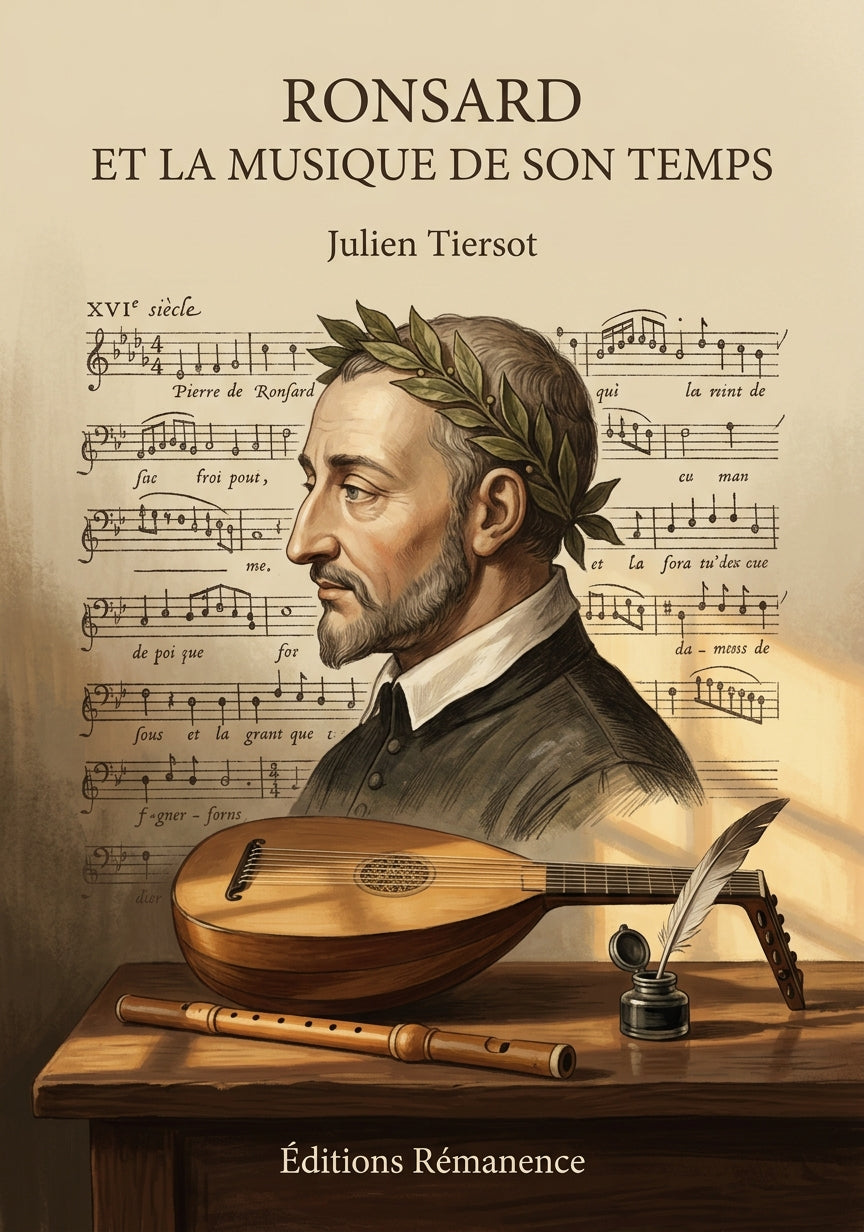 Livre Ronsard et la Musique de son temps par Julien Tiersot - Couverture - Editions Remanence