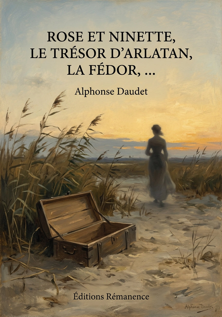 Livre Rose et Ninette, Le trésor d’Arlatan, La Fédor, … par Alphonse Daudet - Couverture - Editions Remanence