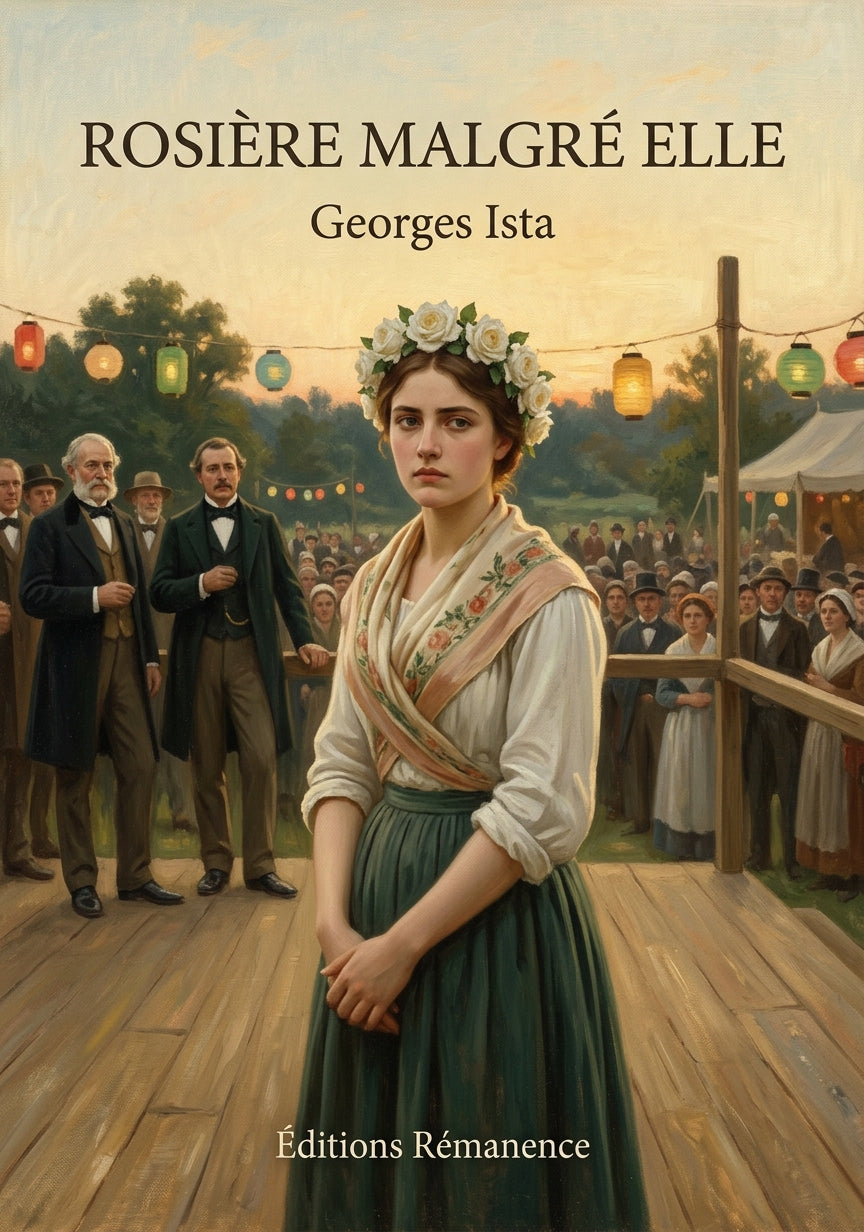 Livre Rosière malgré elle par Georges Ista - Couverture - Editions Remanence