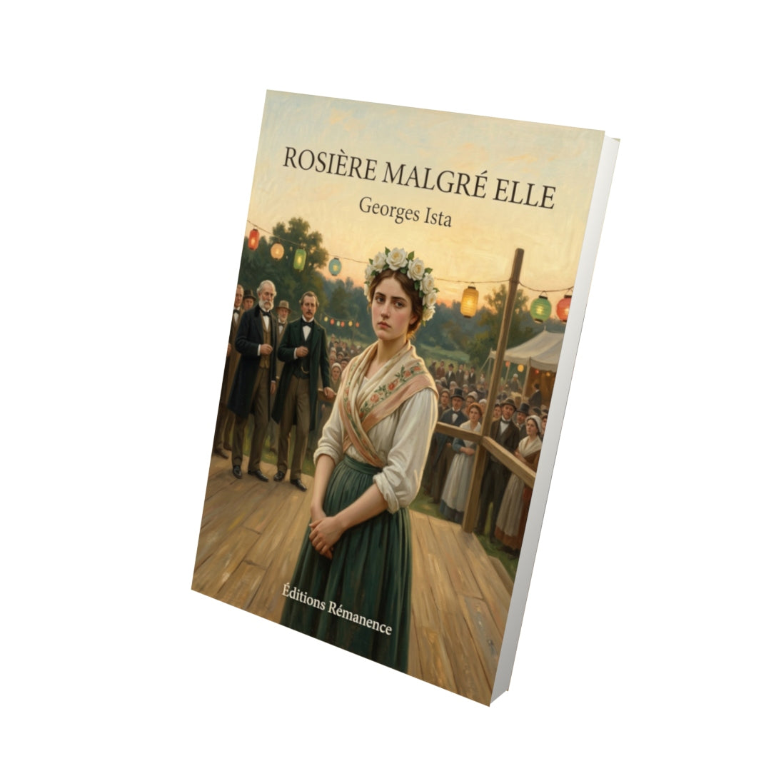 Livre Rosière malgré elle par Georges Ista - Vue 3D - Editions Remanence