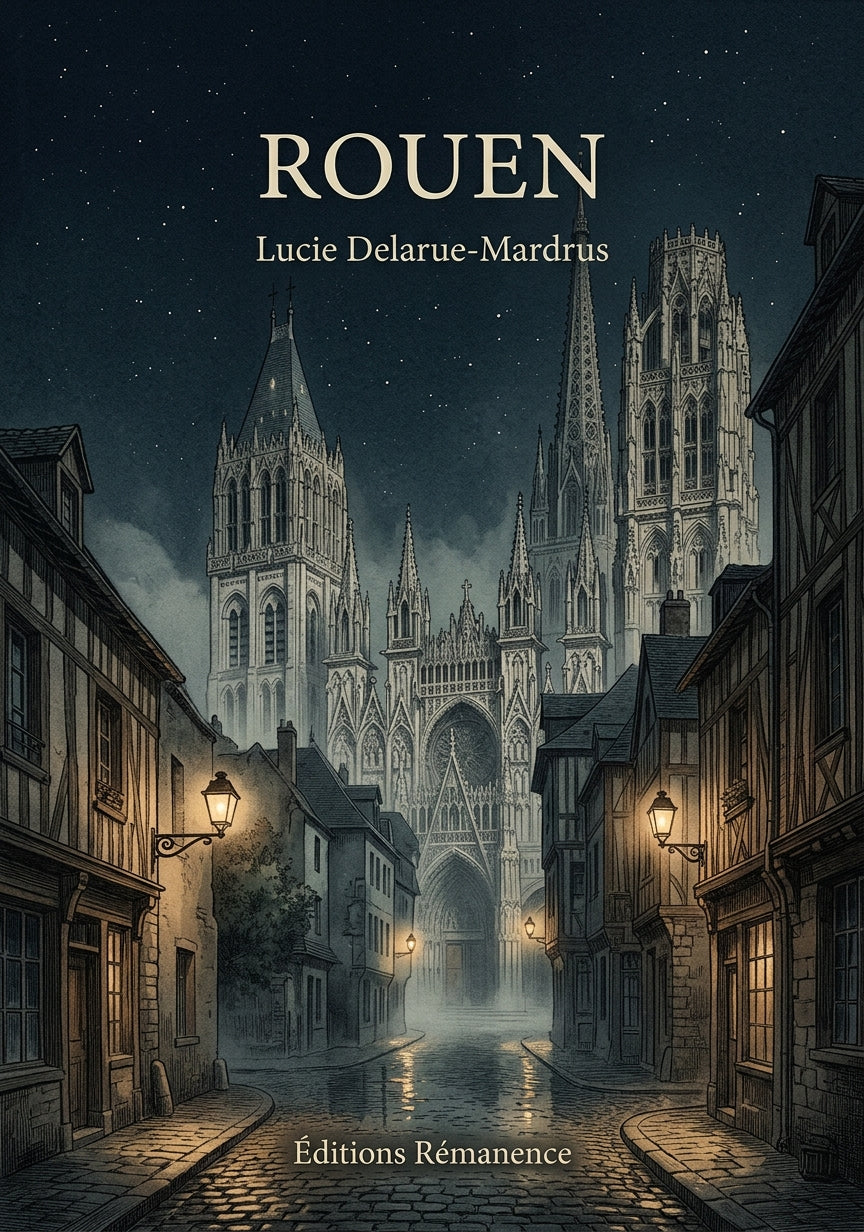 Livre Rouen par Lucie Delarue-Mardrus - Couverture - Editions Remanence