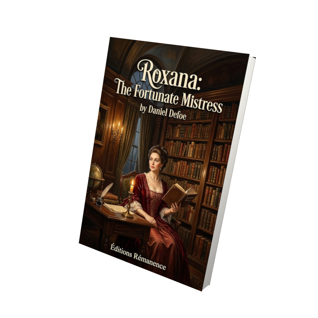Livre Roxana: The Fortunate Mistress – Daniel Defoe - Vue 3D - Editions Remanence