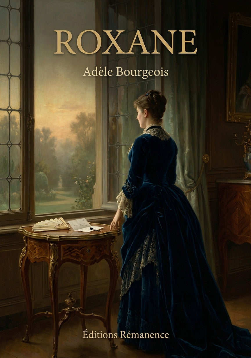 Livre Roxane par Adèle Bourgeois - Couverture - Editions Remanence