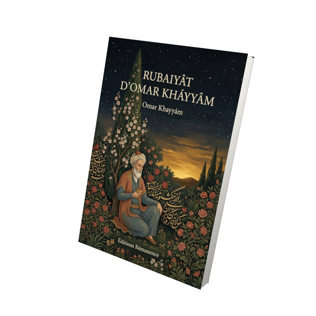 Livre Rubaiyât d’Omar Kháyyâm par Omar Khayyám - Vue 3D - Editions Remanence