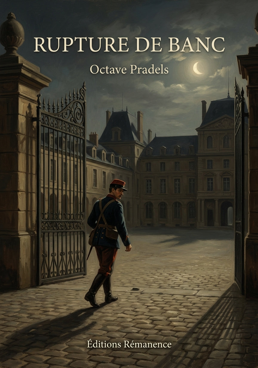 Livre Rupture de banc par Octave Pradels - Couverture - Editions Remanence
