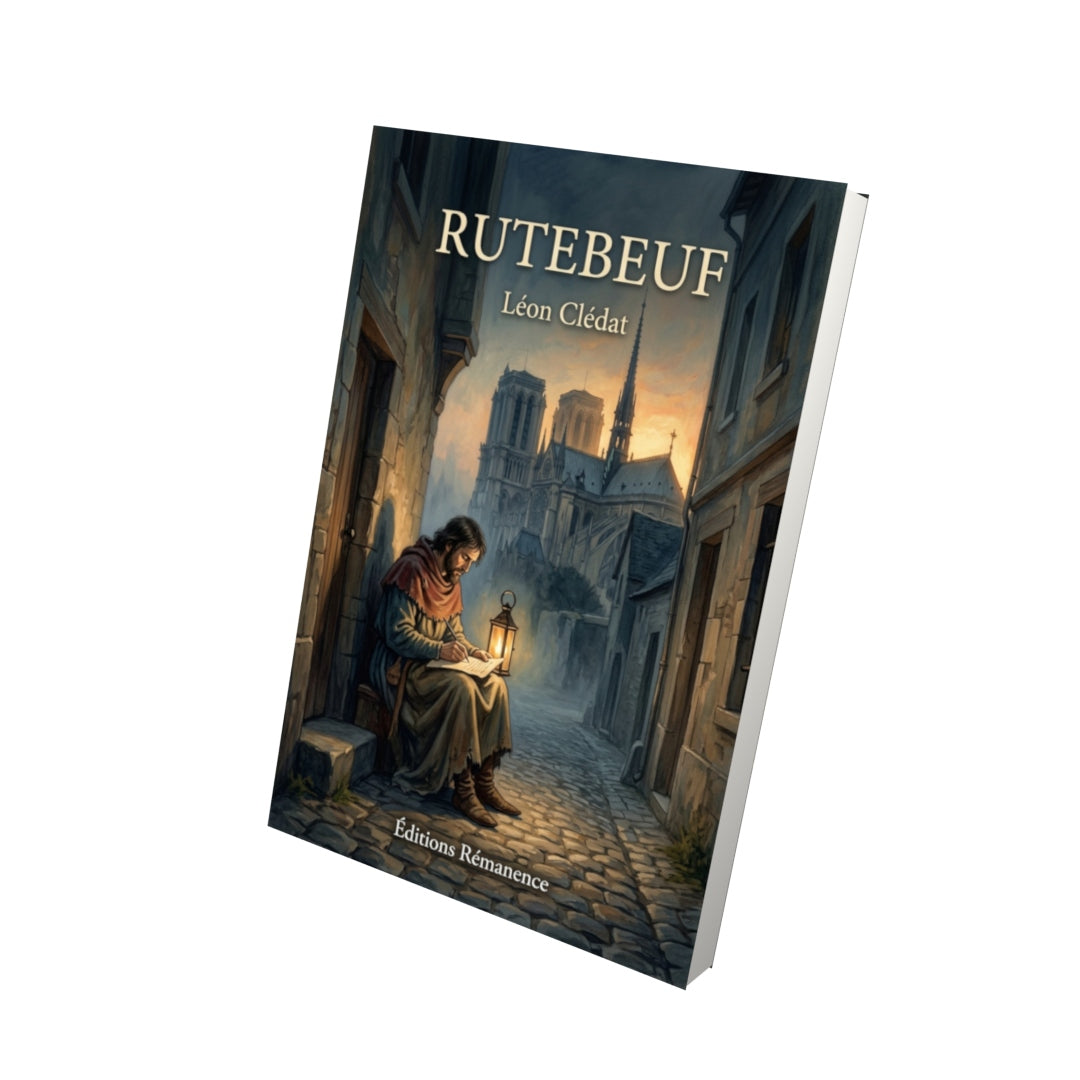 Livre Rutebeuf par Léon Clédat - Vue 3D - Editions Remanence