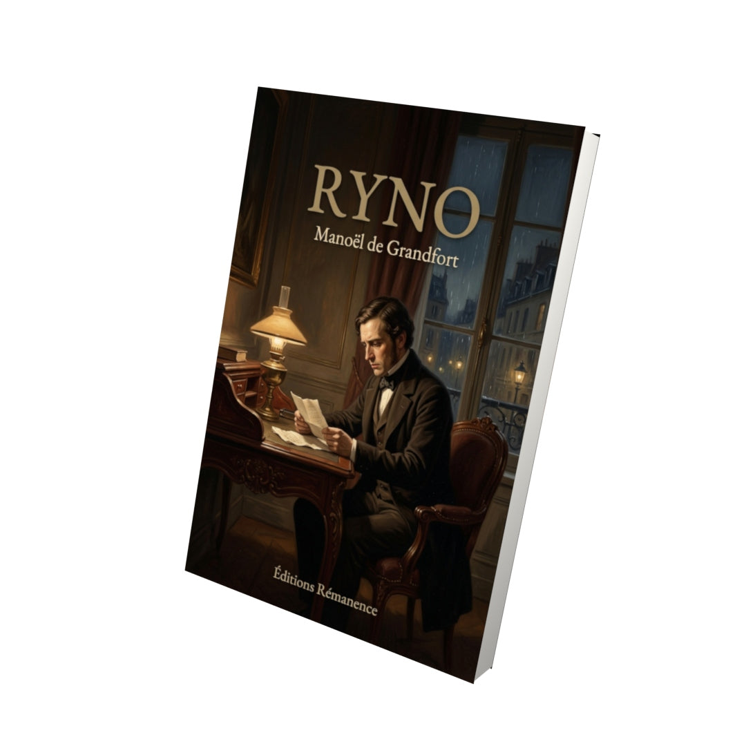 Livre Ryno par Manoël de Grandfort - Vue 3D - Editions Remanence