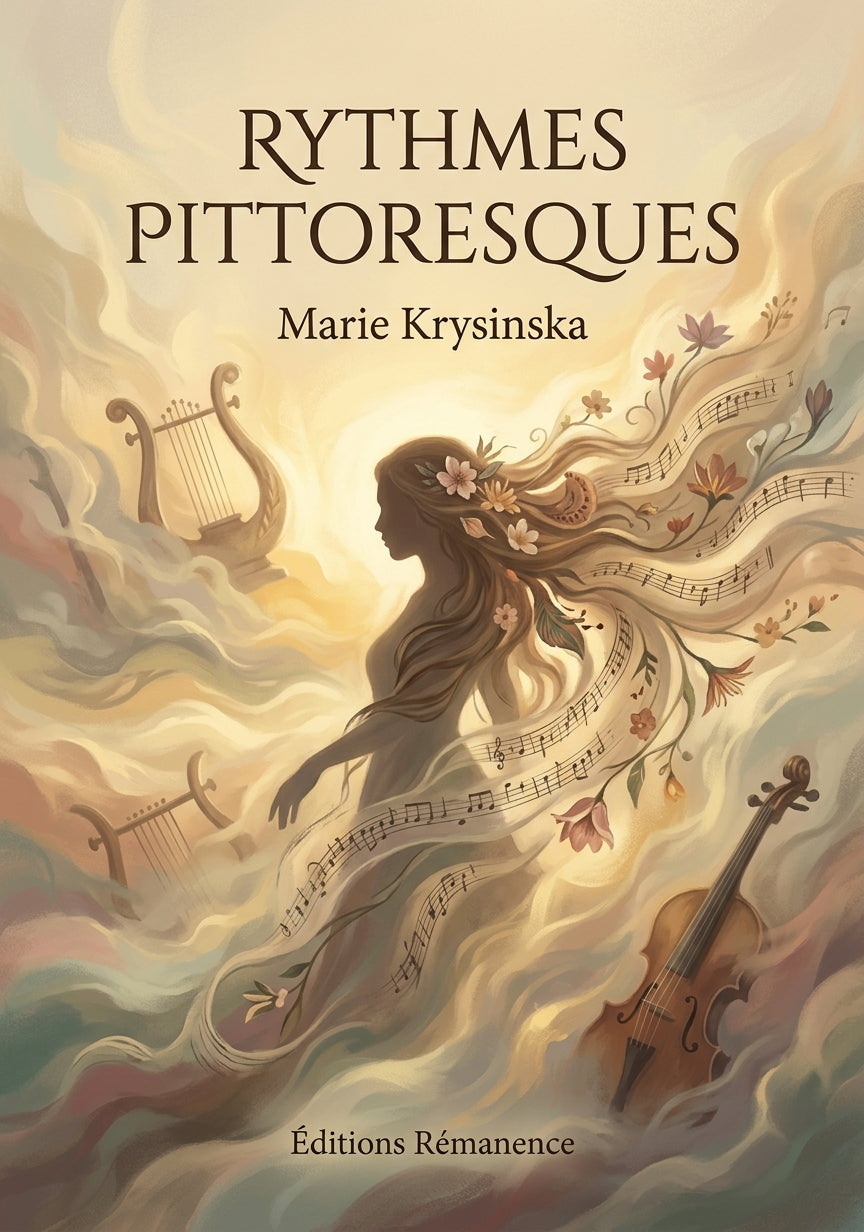 Livre Rythmes pittoresques par Marie Krysinska - Couverture - Editions Remanence