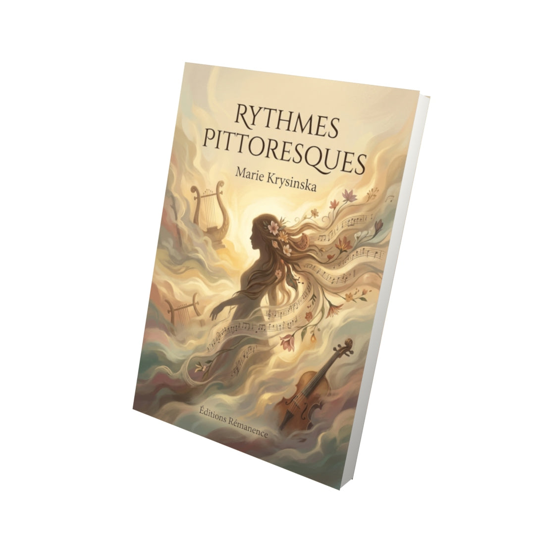 Livre Rythmes pittoresques par Marie Krysinska - Vue 3D - Editions Remanence