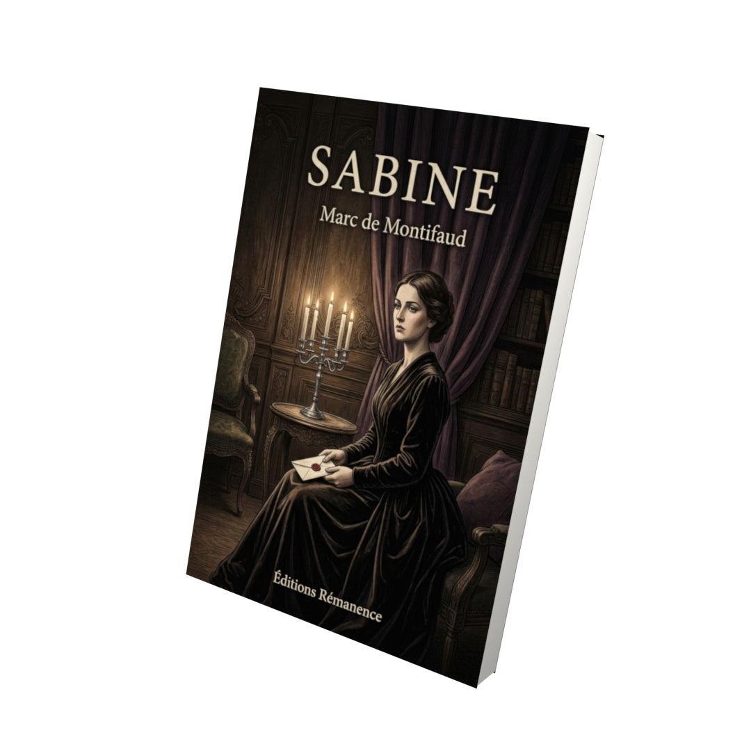 Livre Sabine par Marc de Montifaud - Vue 3D - Editions Remanence