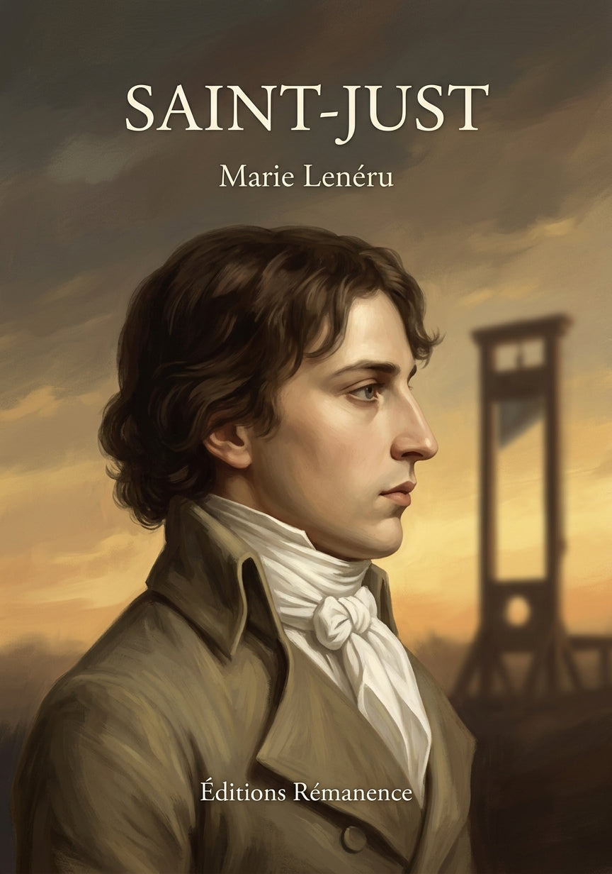 Livre Saint-Just par Marie Lenéru - Couverture - Editions Remanence