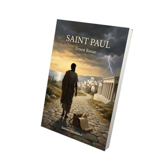 Livre Saint Paul par Ernest Renan - Vue 3D - Editions Remanence
