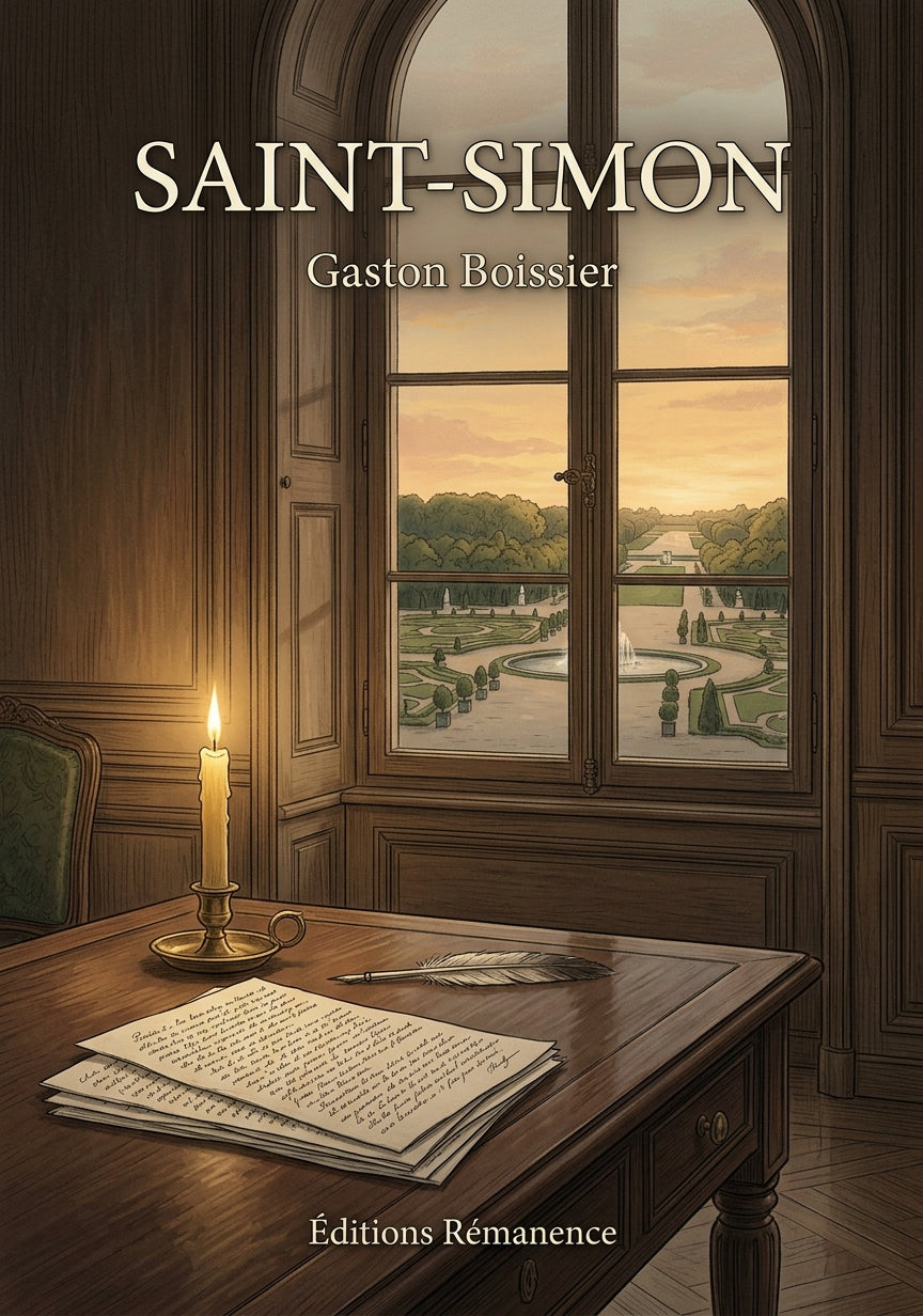 Livre Saint-Simon par Gaston Boissier - Couverture - Editions Remanence