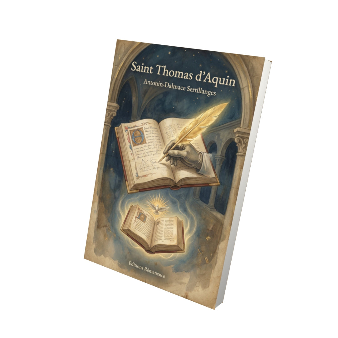 Livre Saint Thomas d’Aquin – Antonin-Dalmace Sertillanges - Vue 3D - Editions Remanence