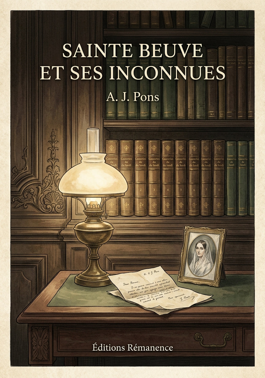 Sainte Beuve et ses inconnues - A. J. Pons (Couverture)