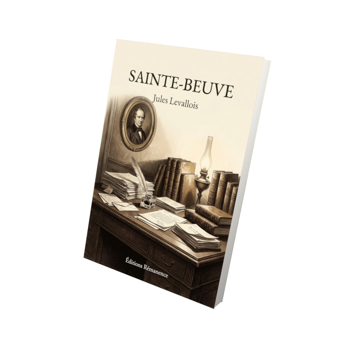 Livre Sainte-Beuve par Gustave Michaut - Vue 3D - Editions Remanence