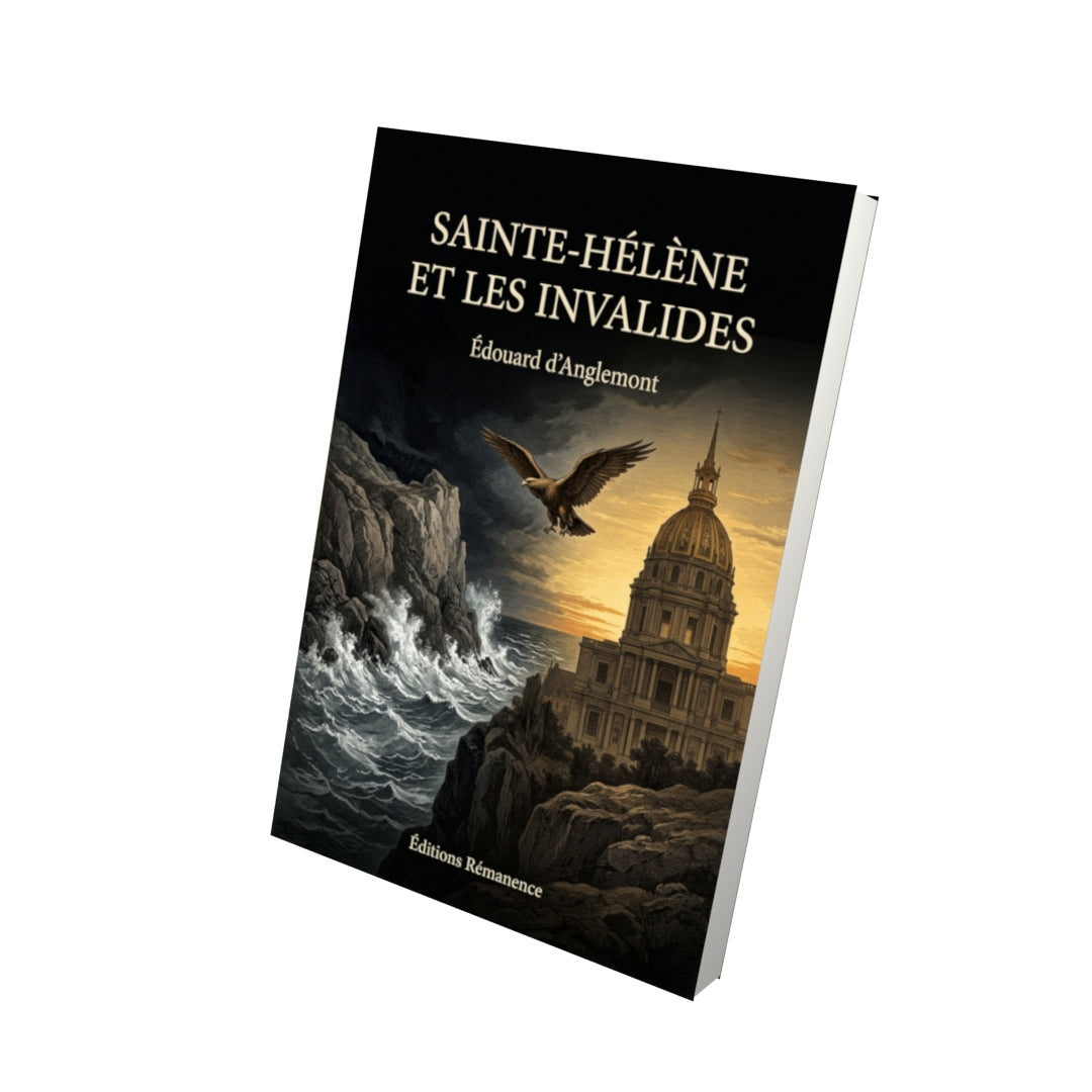 Livre Sainte-Hélène et les Invalides par Édouard d’Anglemont - Vue 3D - Editions Remanence