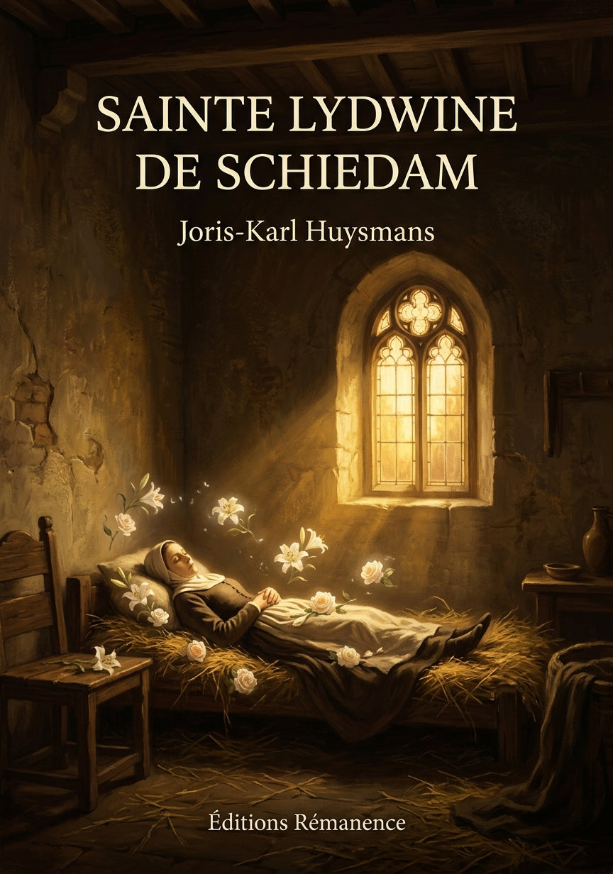 Livre Sainte Lydwine de Schiedam par Joris-Karl Huysmans - Couverture - Editions Remanence