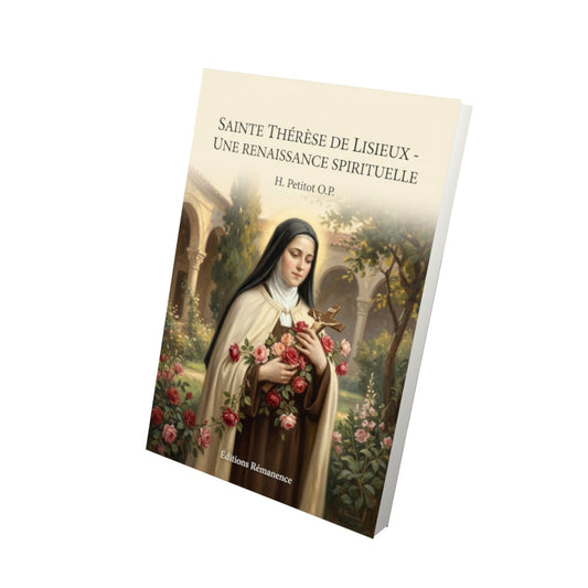 Livre Sainte Thérèse de Lisieux - une renaissance spirituelle - H. Petitot O.P. - Vue 3D - Editions Remanence