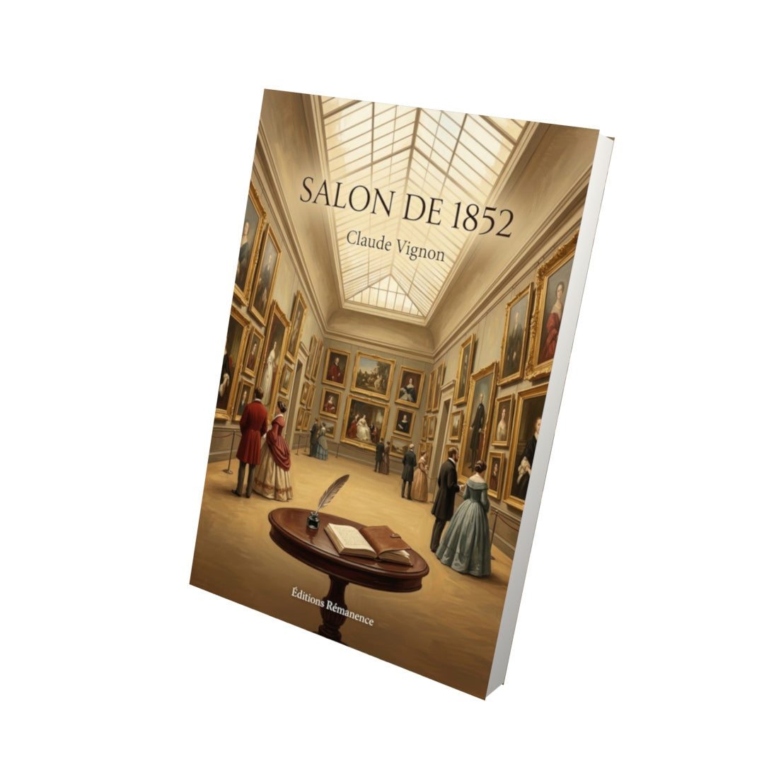 Livre Salon de 1852 par Claude Vignon - Vue 3D - Editions Remanence