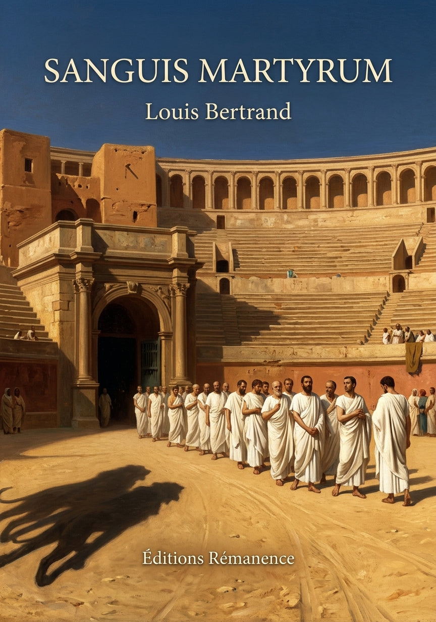 Livre Sanguis martyrum par Louis Bertrand - Couverture - Editions Remanence